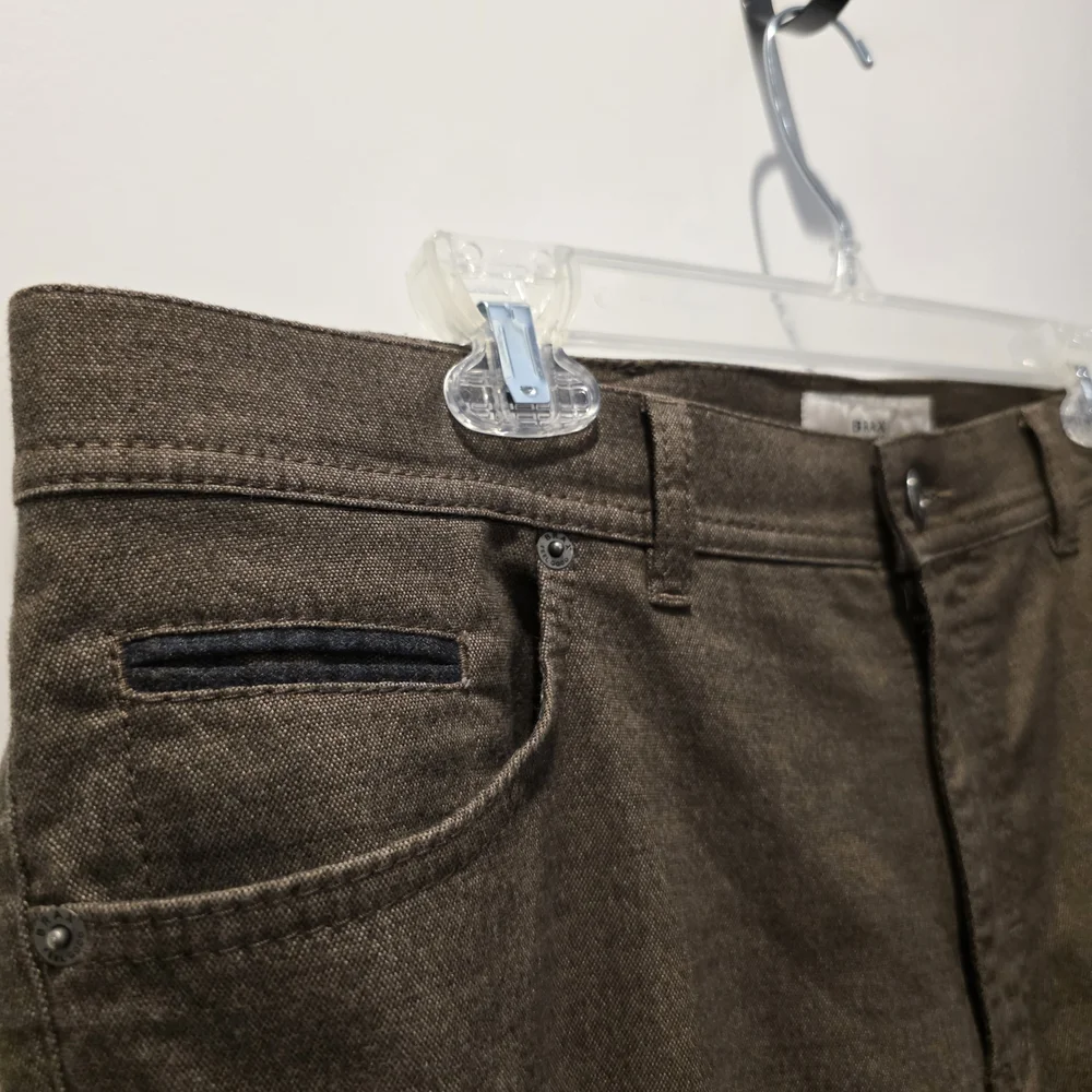 Brax Men's Feel Good Pants 38 Cooper Fancy Regular Fit Brown Gray Lot of 2